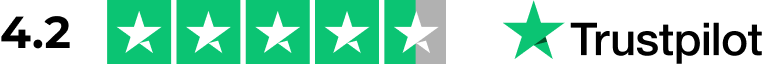 Trustpilot rating 4.2